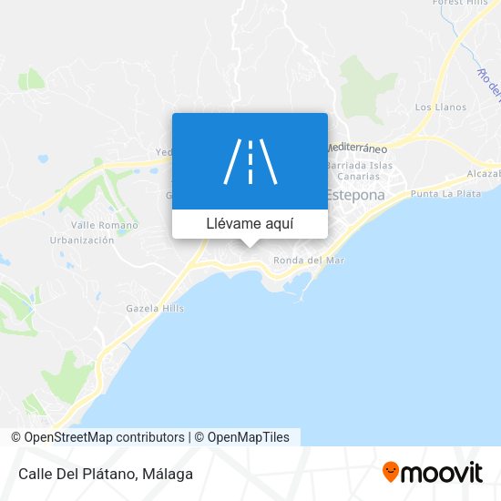 Mapa Calle Del Plátano