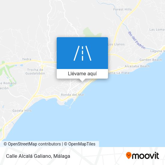 Mapa Calle Alcalá Galiano