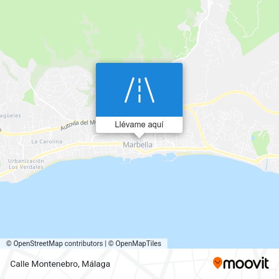 Mapa Calle Montenebro