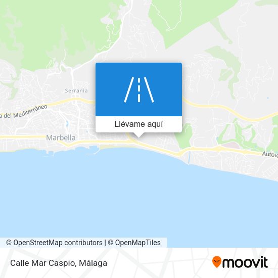 Mapa Calle Mar Caspio