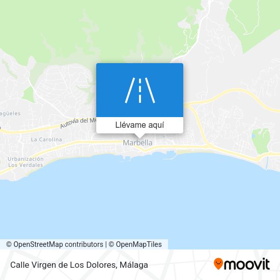 Mapa Calle Virgen de Los Dolores