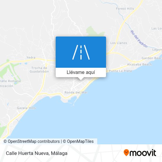 Mapa Calle Huerta Nueva
