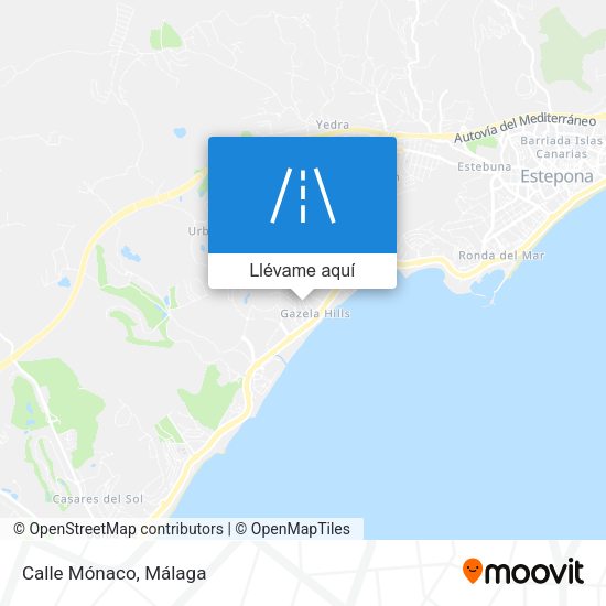 Mapa Calle Mónaco