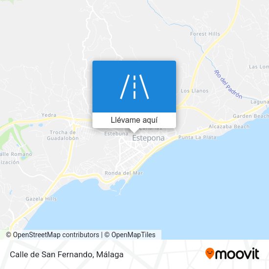 Mapa Calle de San Fernando