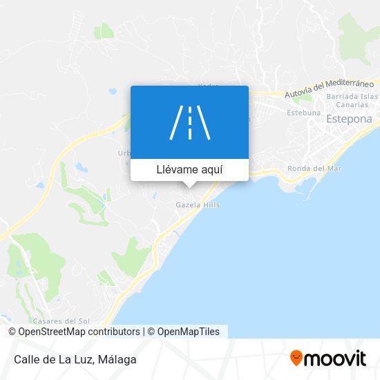 Mapa Calle de La Luz