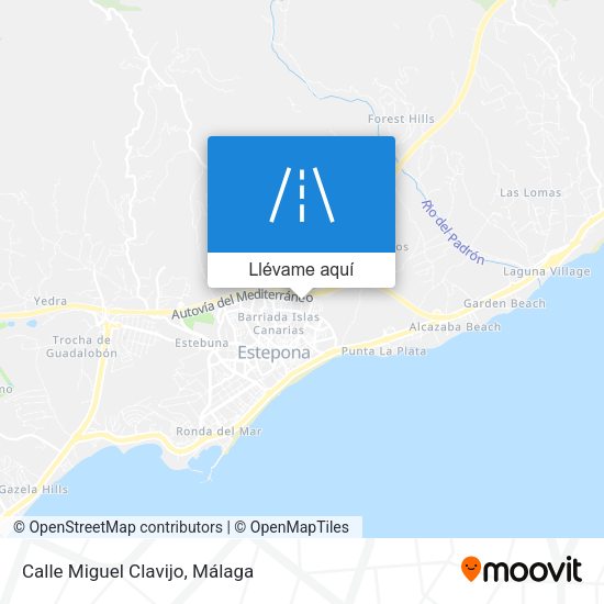 Mapa Calle Miguel Clavijo