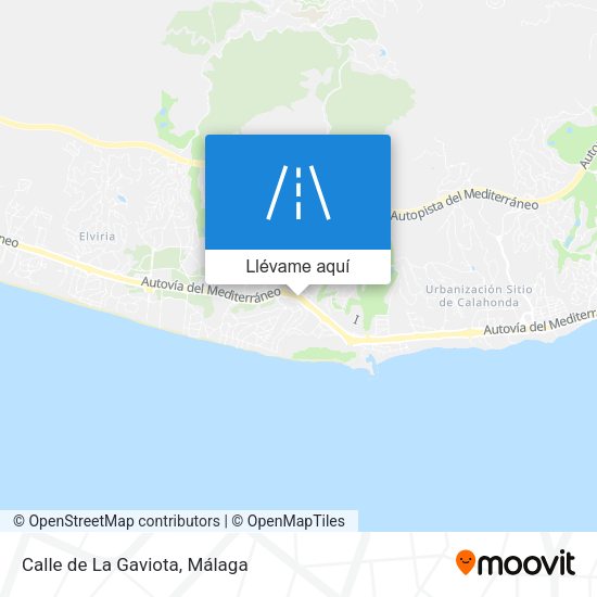 Mapa Calle de La Gaviota