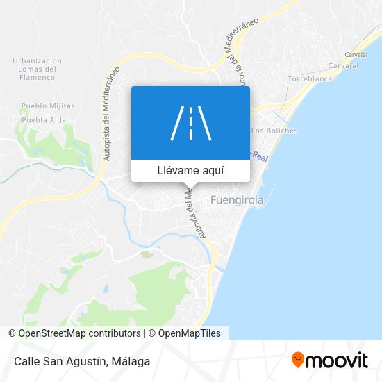 Mapa Calle San Agustín