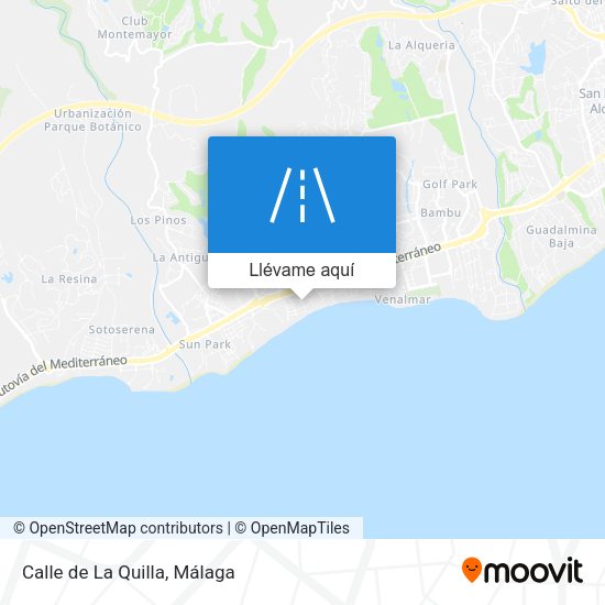 Mapa Calle de La Quilla