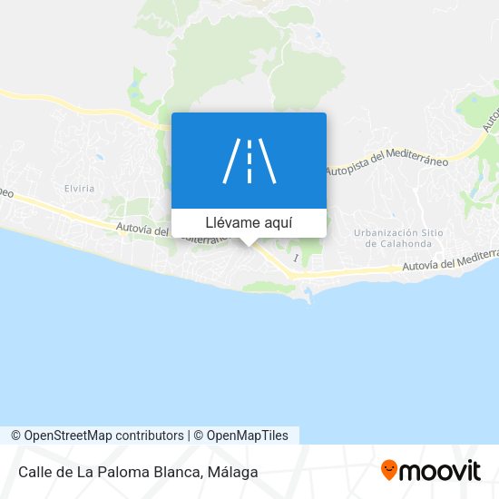 Mapa Calle de La Paloma Blanca