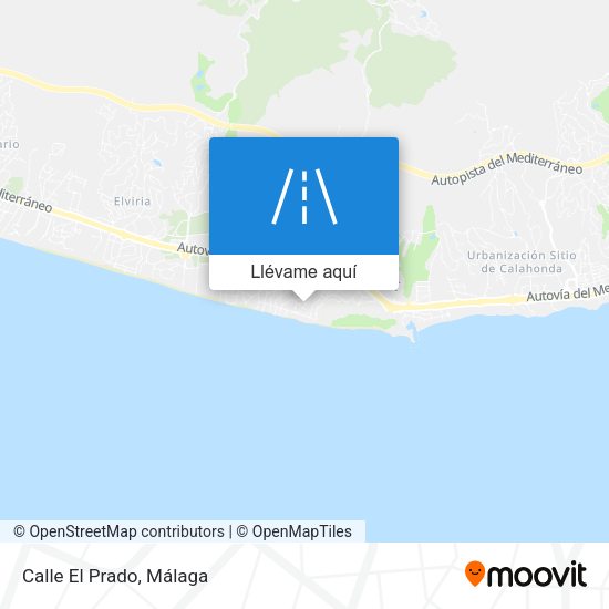 Mapa Calle El Prado