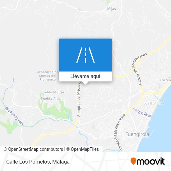 Mapa Calle Los Pomelos