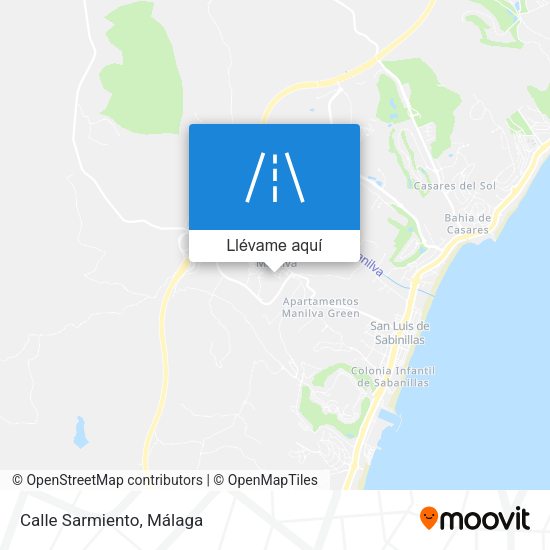 Mapa Calle Sarmiento