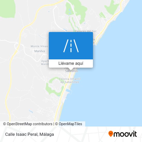 Mapa Calle Isaac Peral