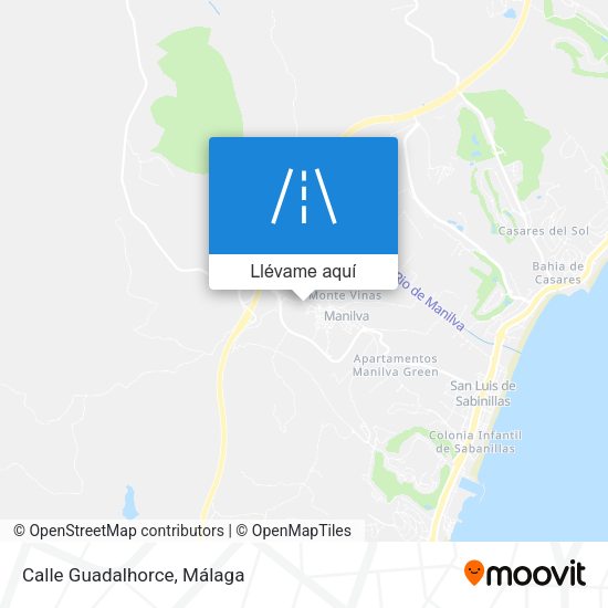 Mapa Calle Guadalhorce