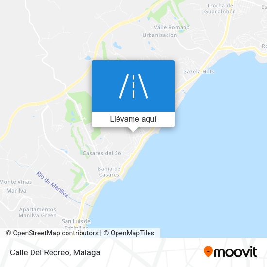 Mapa Calle Del Recreo