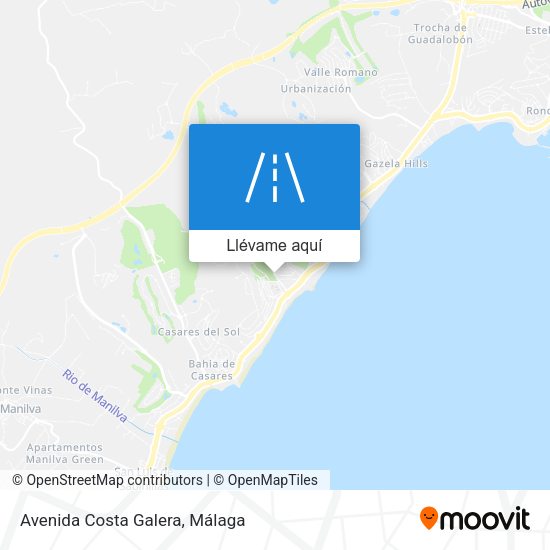 Mapa Avenida Costa Galera