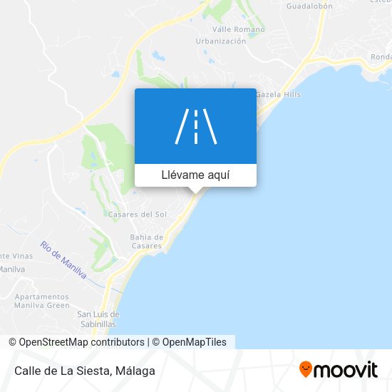 Mapa Calle de La Siesta