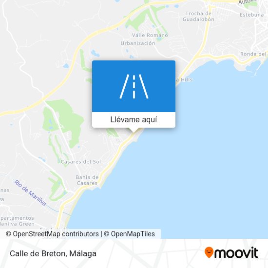 Mapa Calle de Breton