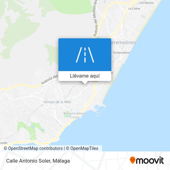 Mapa Calle Antonio Soler