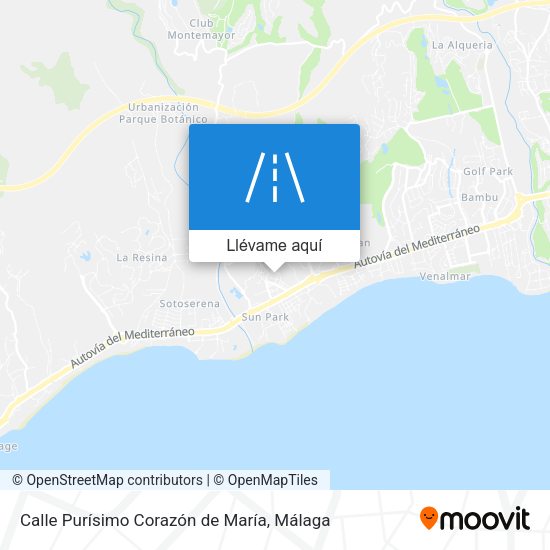 Mapa Calle Purísimo Corazón de María