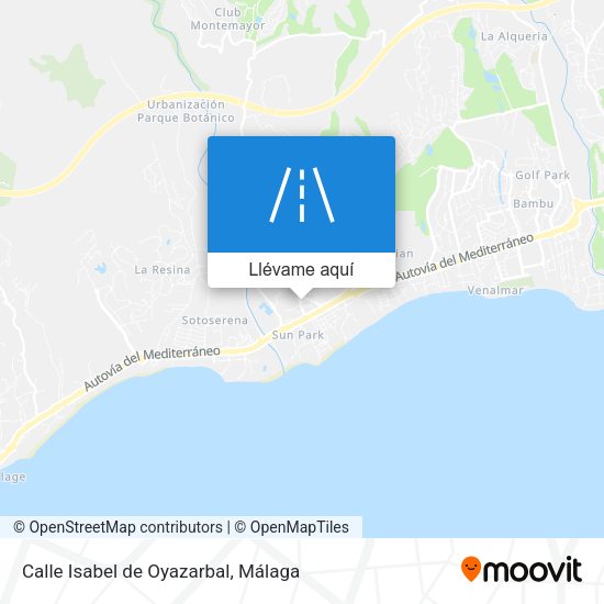 Mapa Calle Isabel de Oyazarbal