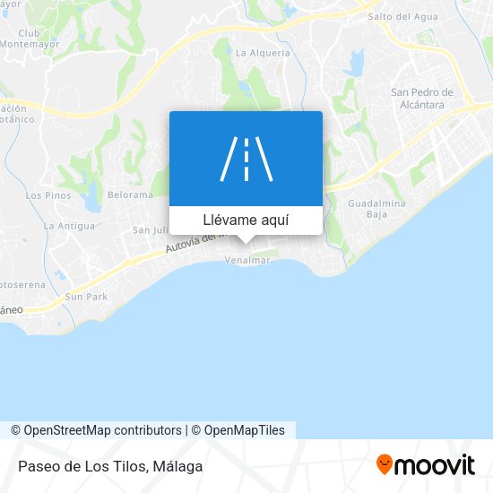 Mapa Paseo de Los Tilos
