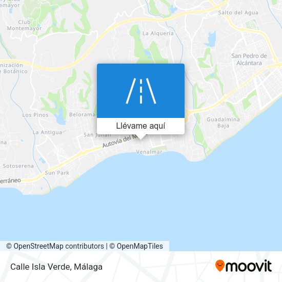 Mapa Calle Isla Verde