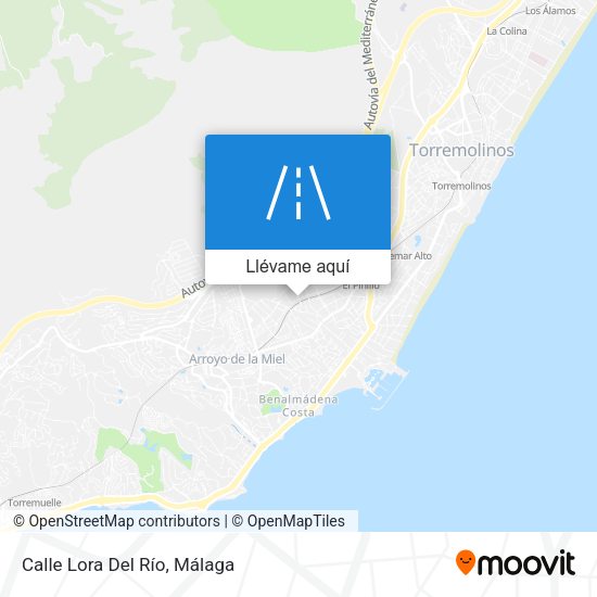 Mapa Calle Lora Del Río