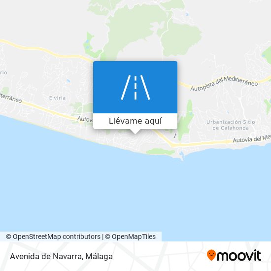Mapa Avenida de Navarra