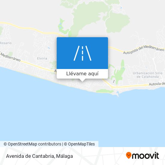 Mapa Avenida de Cantabria