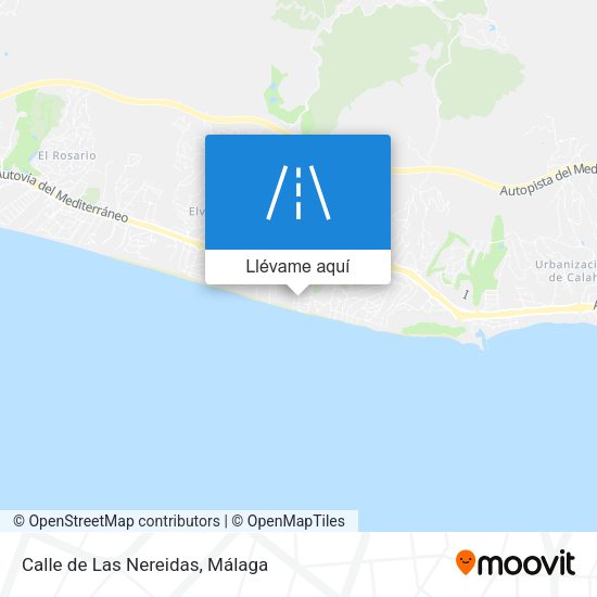 Mapa Calle de Las Nereidas