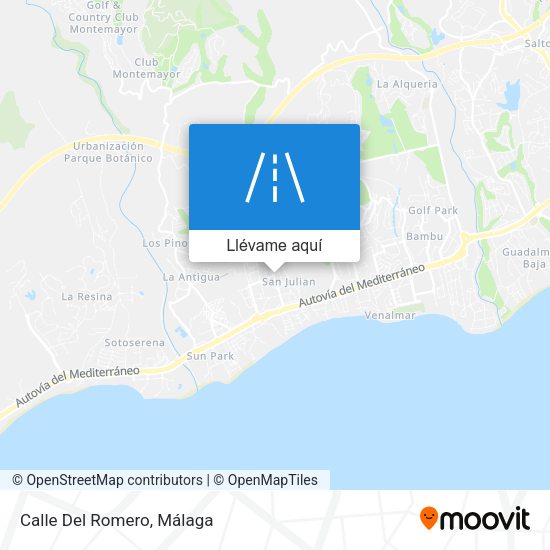 Mapa Calle Del Romero
