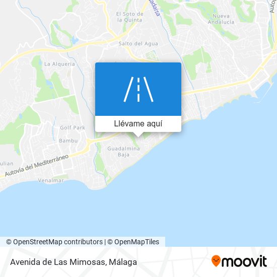 Mapa Avenida de Las Mimosas