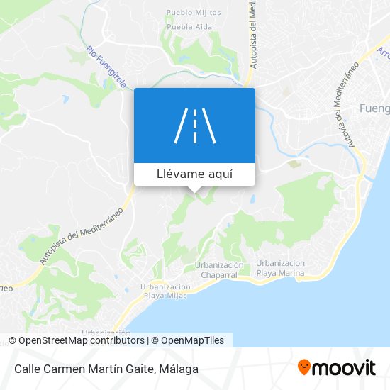 Mapa Calle Carmen Martín Gaite
