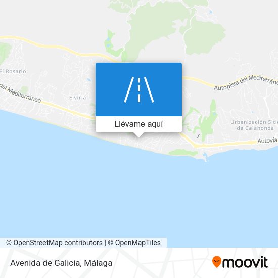 Mapa Avenida de Galicia