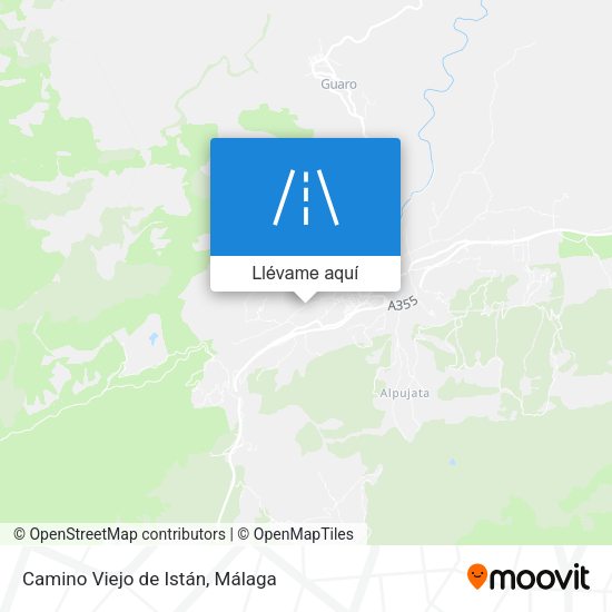 Mapa Camino Viejo de Istán