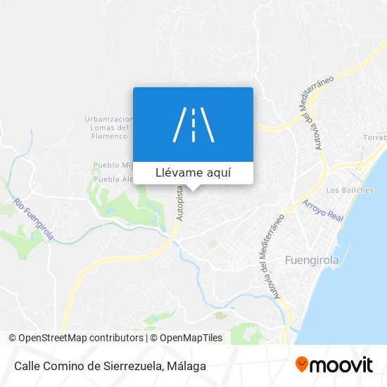 Mapa Calle Comino de Sierrezuela