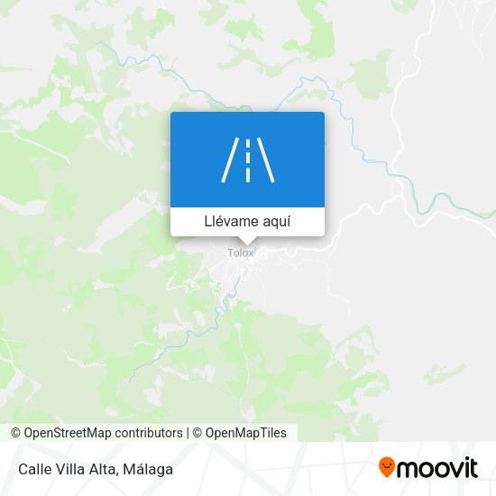 Mapa Calle Villa Alta