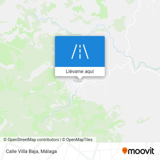 Mapa Calle Villa Baja