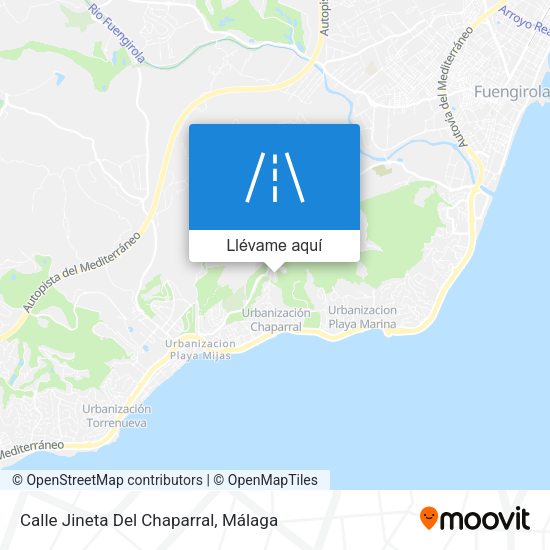 Mapa Calle Jineta Del Chaparral