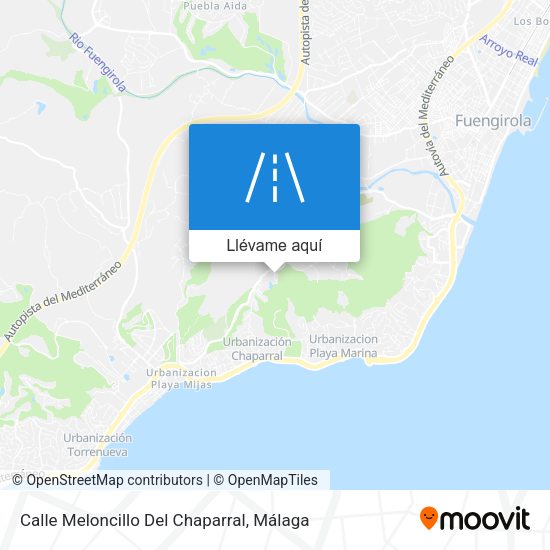 Mapa Calle Meloncillo Del Chaparral