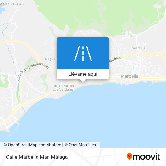 Mapa Calle Marbella Mar