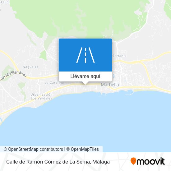 Mapa Calle de Ramón Gómez de La Serna