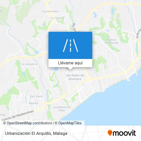 Mapa Urbanización El Arquillo