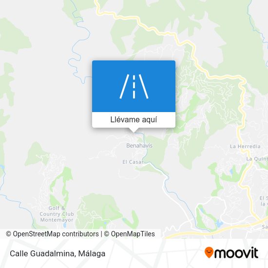Mapa Calle Guadalmina