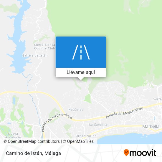 Mapa Camino de Istán