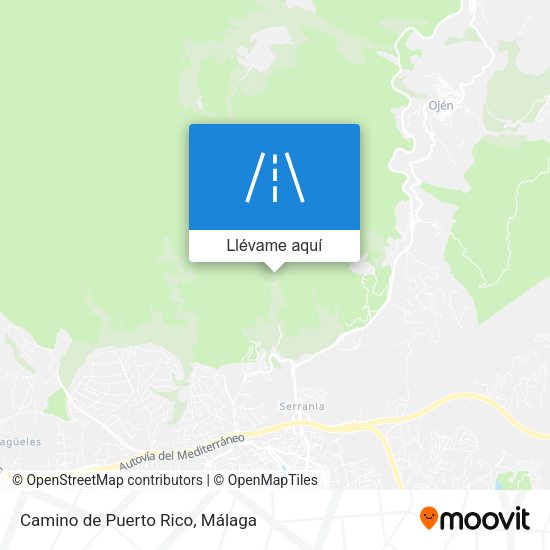 Mapa Camino de Puerto Rico