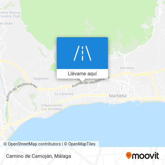 Mapa Camino de Camoján