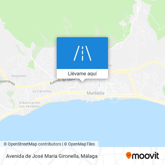 Mapa Avenida de José María Gironella